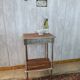 Sewing worker / Gold accent furniture