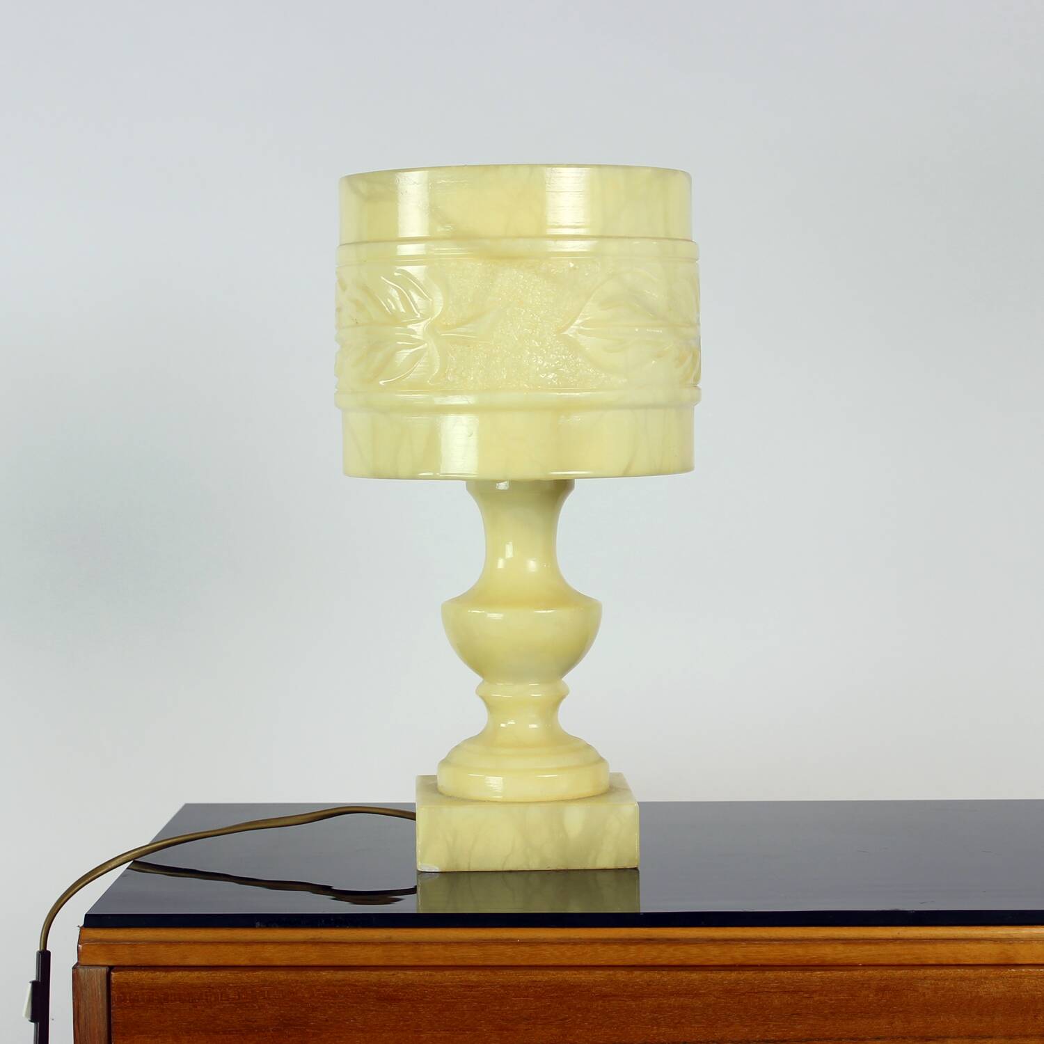 Unique Marble Table Lamp, Norway 1970s