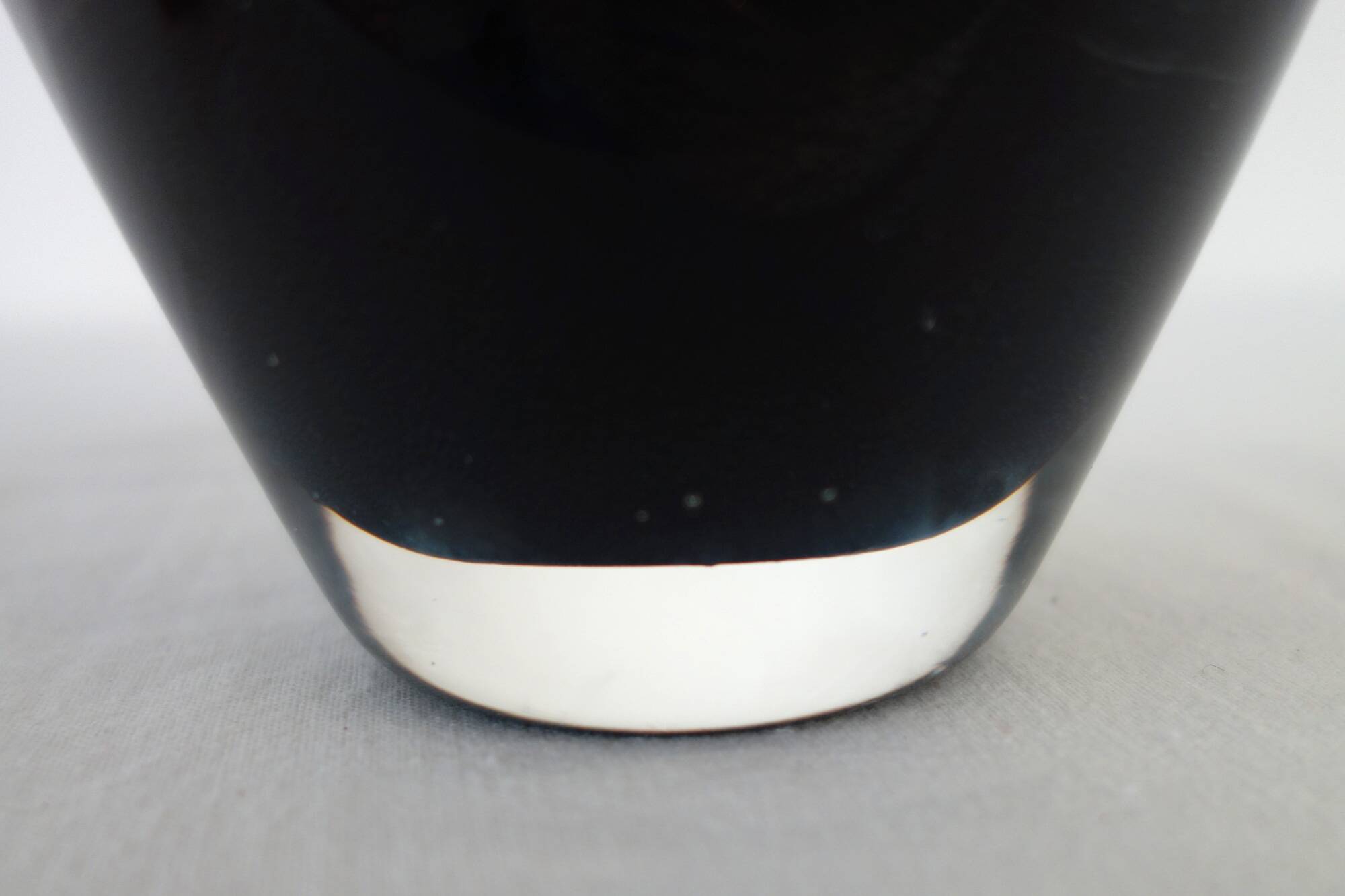 Blown glass vase by Raymond Branlé, Biot, France