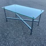 Chrome coffee table from the 70s