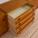 Vintage danish modular teak bookcase 1970s