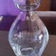 Vase en cristal, col tulipe, à facettes