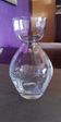 Vase en cristal, col tulipe, à facettes