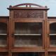 Art Nouveau Art Deco buffet in blonde walnut