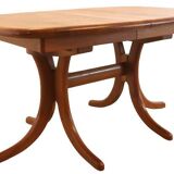 Deens design 2x verlengbare ovalen eettafel 'Skarrild'