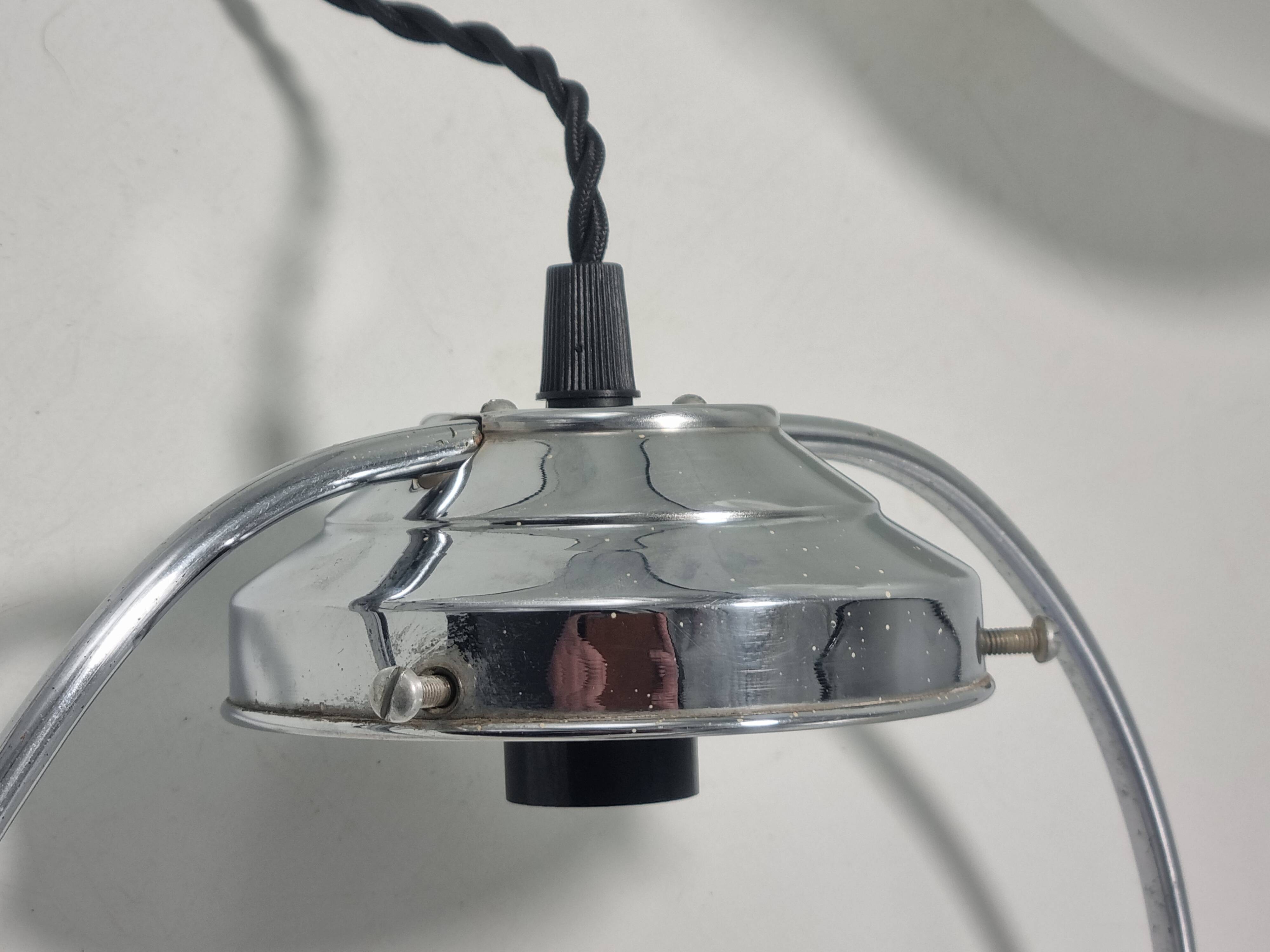 Opaline globe pendant