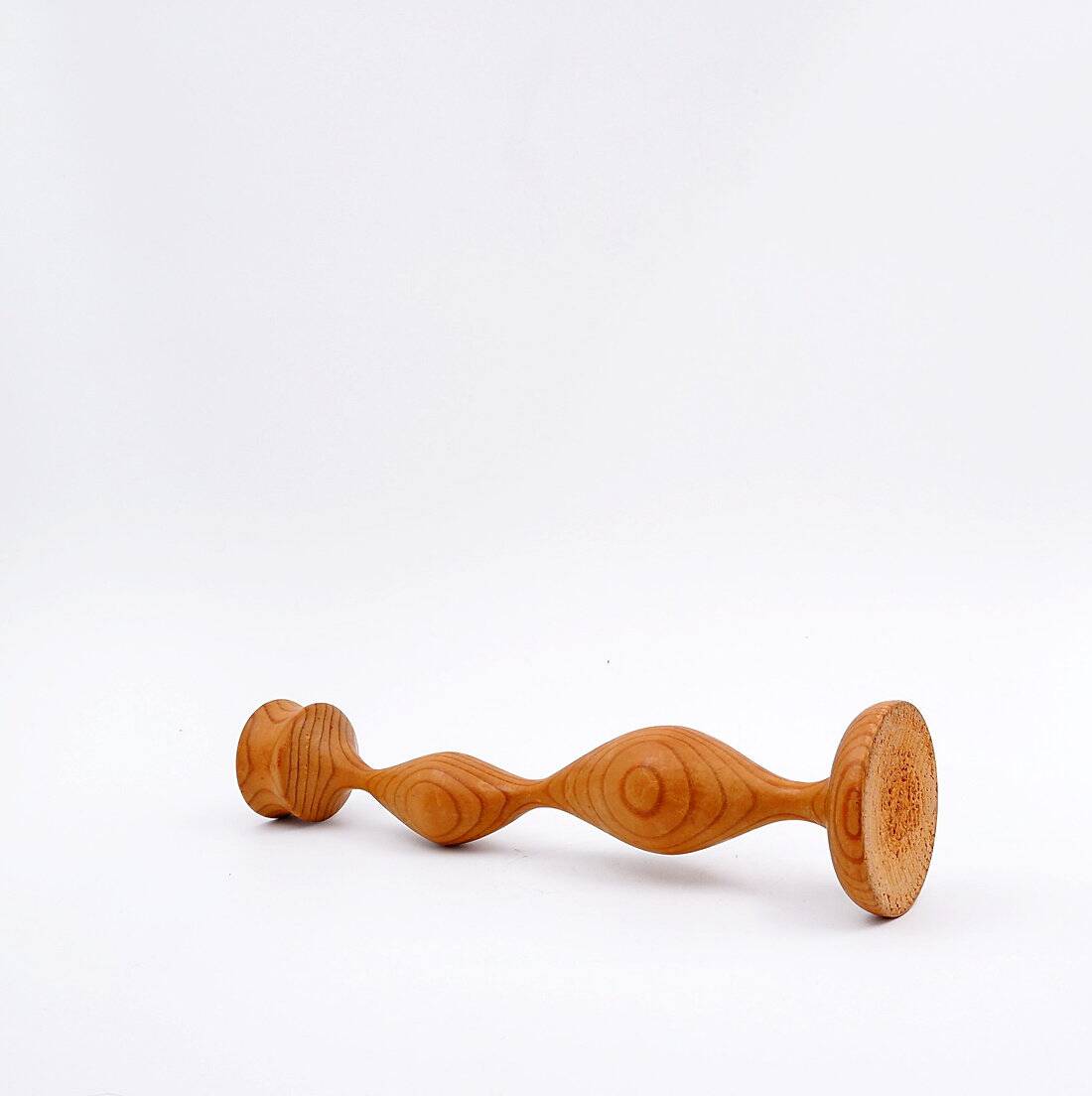 Wooden candle holder