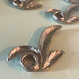 Tin candlesticks