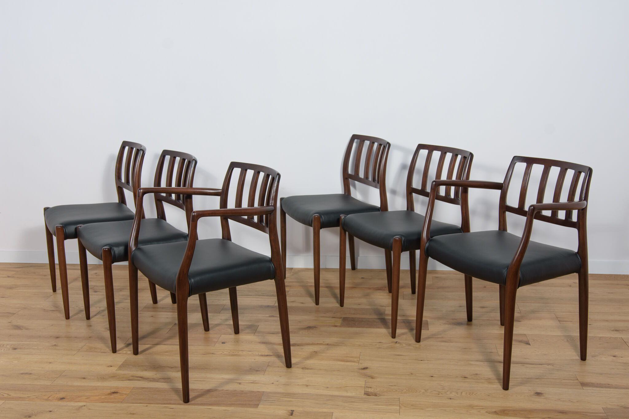 Chairs model No. 83 by Niels O. Møller for J.L. Møllers Møbelfabrik