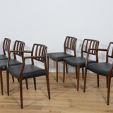 Chairs model No. 83 by Niels O. Møller for J.L. Møllers Møbelfabrik