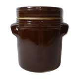 sandstone pot with lid