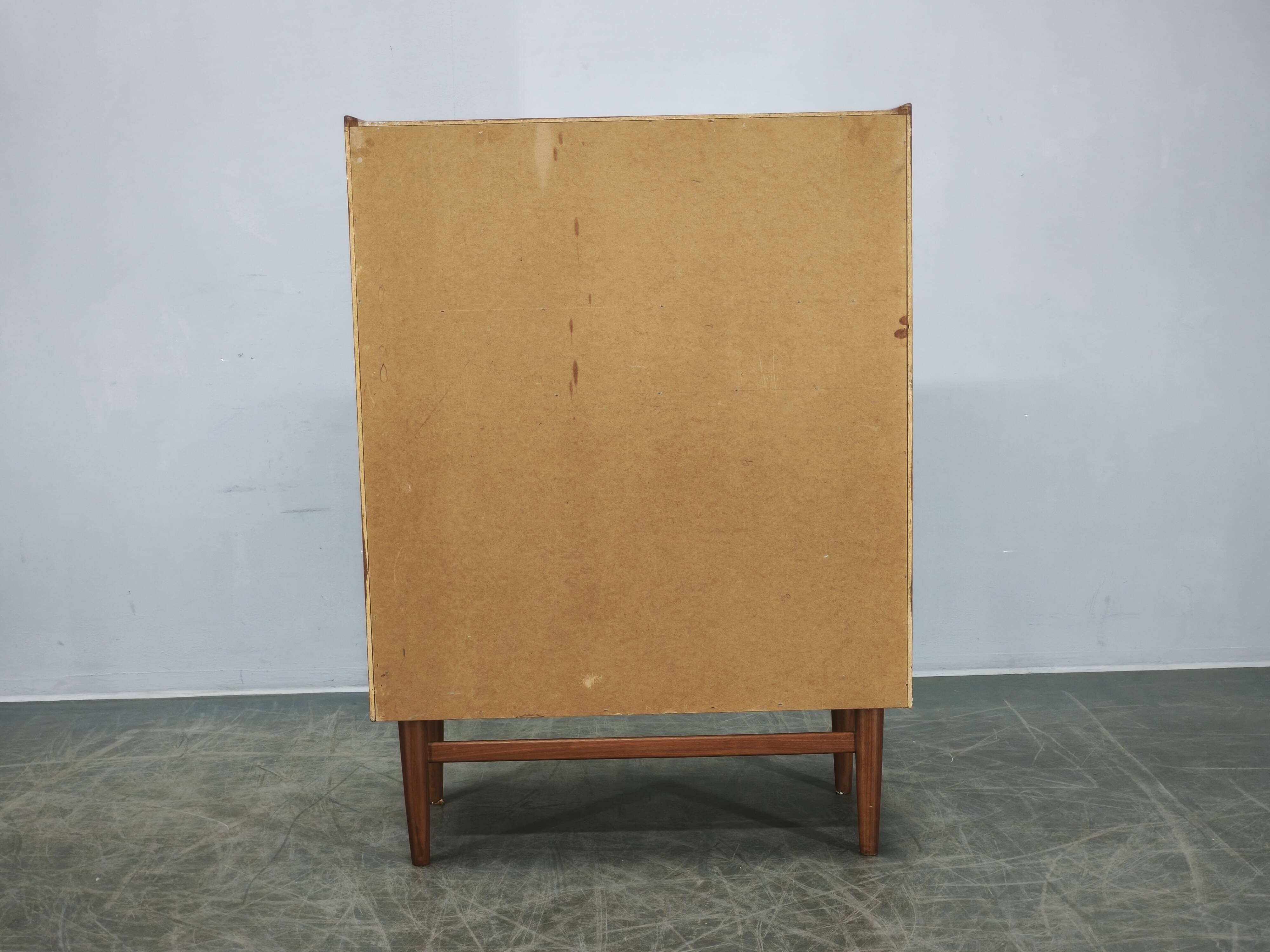 Danish Modern Teak Secretary Writing Desk with Drawers, 1960s