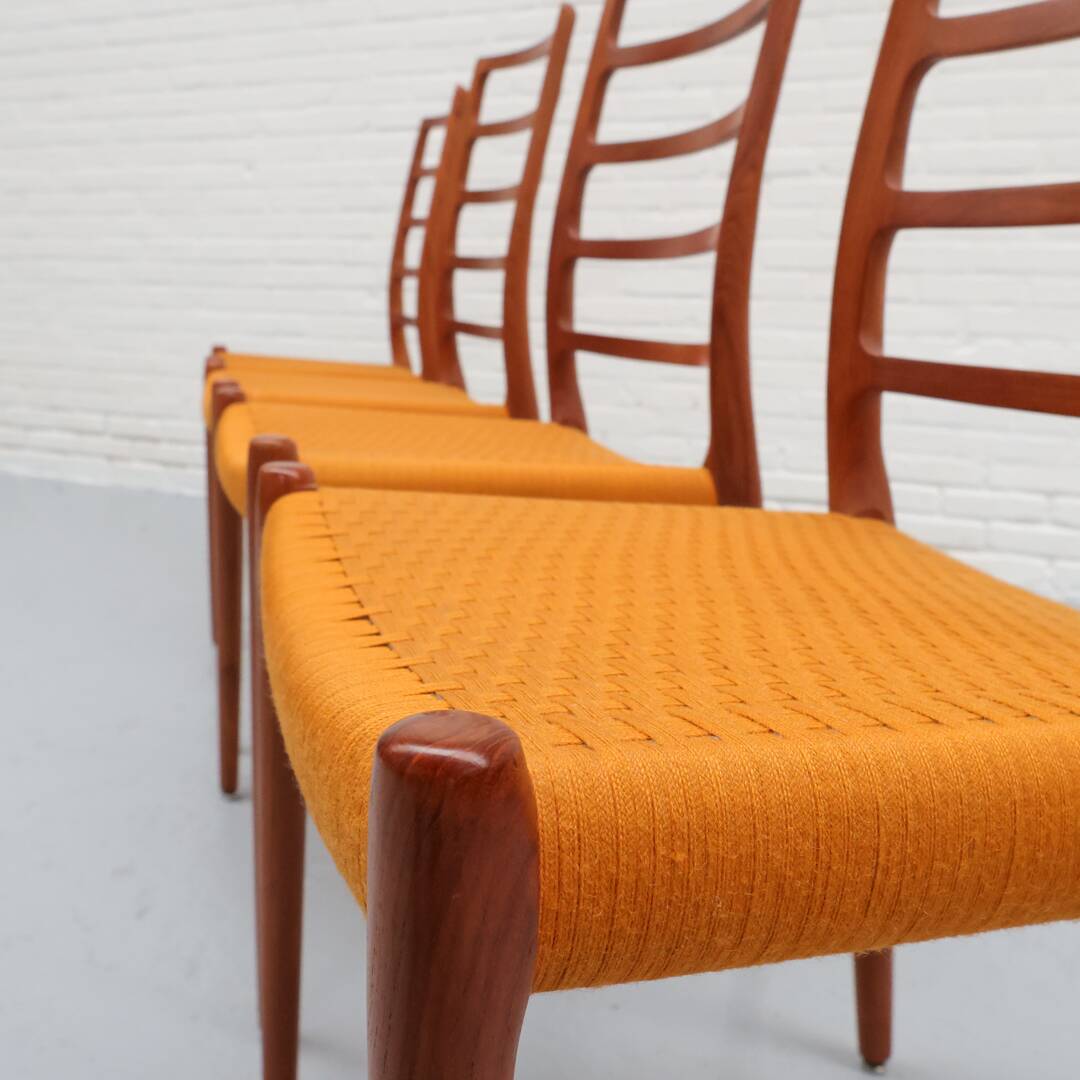 Niels Møller Dining Chairs Model 82
