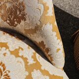 2 French Vintage Crapaud Seater-golden beige Cocktail Chairs 60s