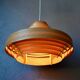Vintage Scandinavian suspension lamp with slats by Hans-Agne Jakobsson from the 1960s.