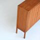 Leo Bub symmetric highboard in walnut XL Bub Wertmobel Germany 1960