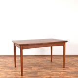 Mid-century Danish teak extendable dining table, 1960s.