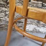 Set of thonet style cane chairs