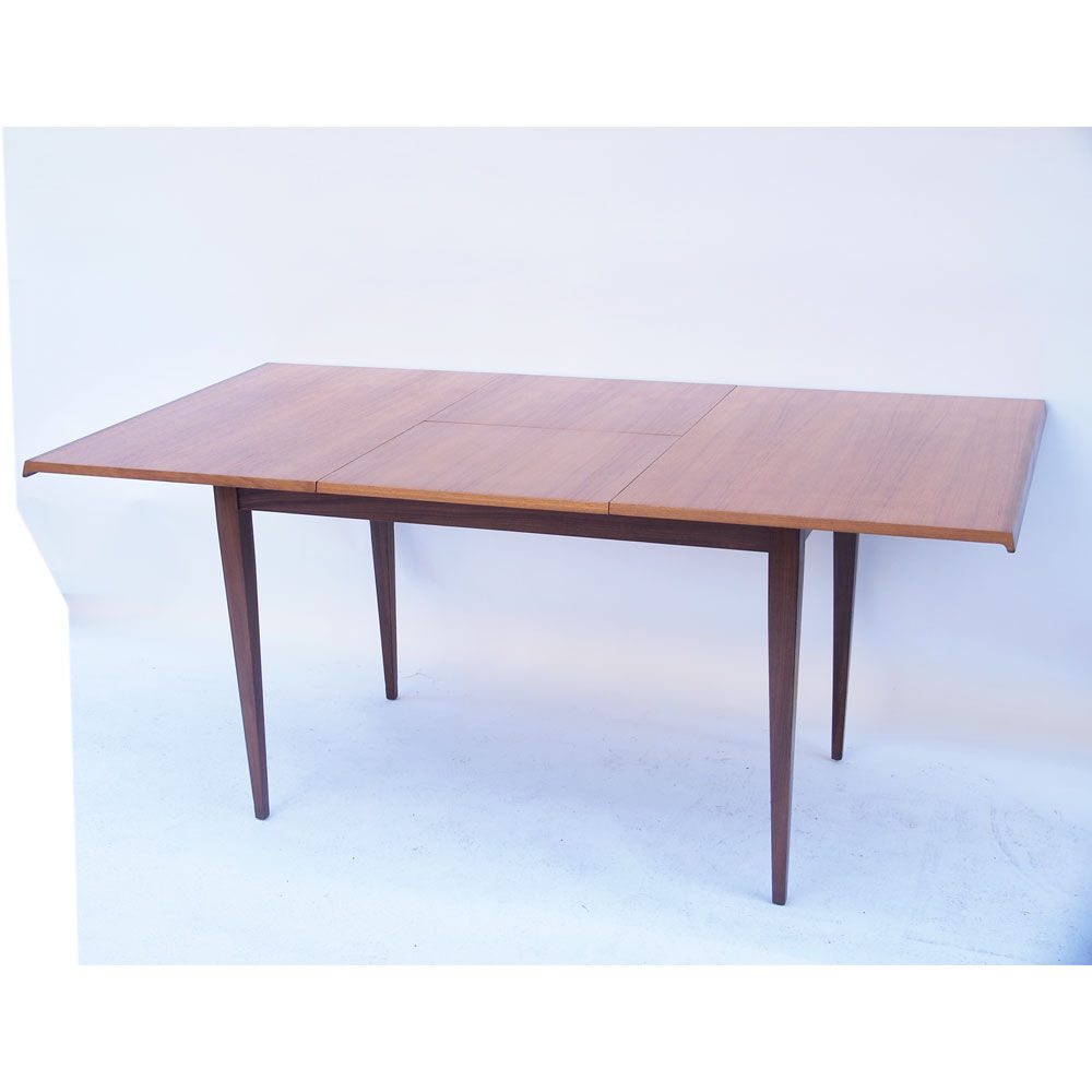 Vintage Scandinavian table a butterfly extension