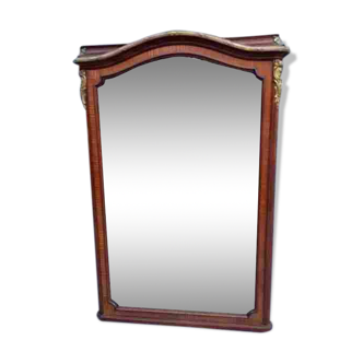 Miroir en bois et bronze doré 120x170cm