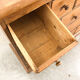 Pine bank of drawers
