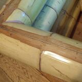 Pair of Italian bamboo planters 1950