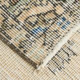 Natural Vintage Rug, Rustic Boho Rug, 157x254 Cm