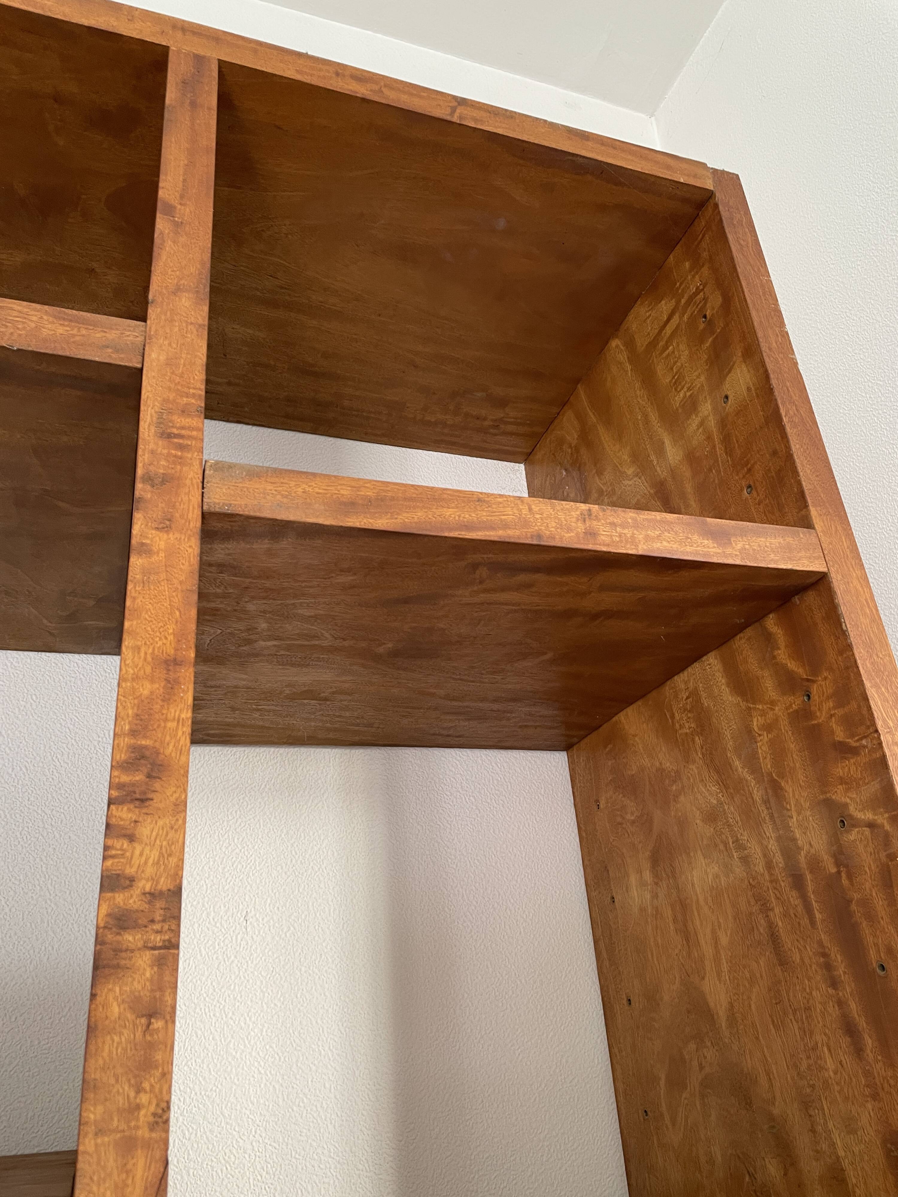 Bibliothèque etagère bois massif