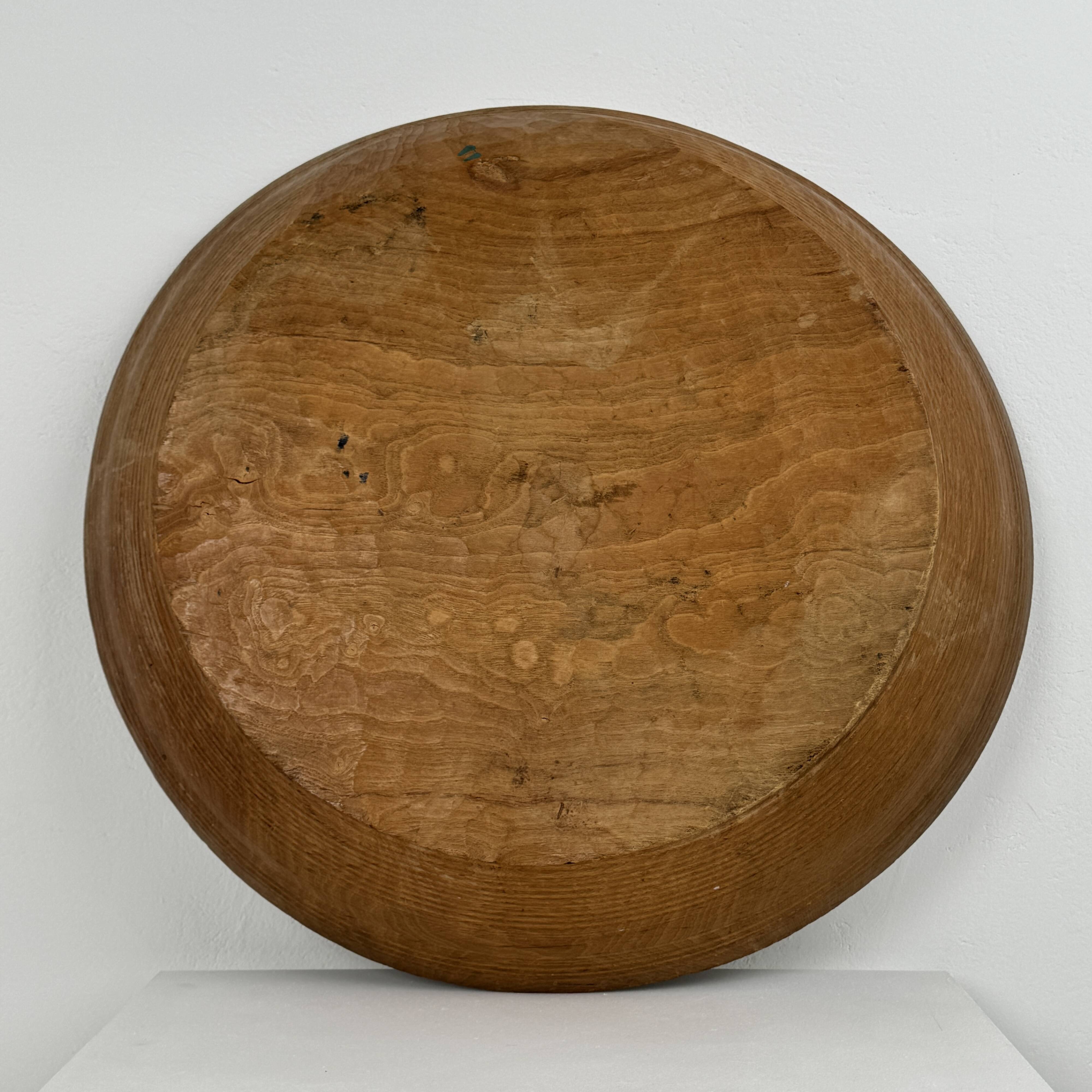 XXL carved wood bowl