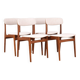 Mid-Century Danish Teak Dining Chair by B. Rasmussen for Thorsø Stolefabrik, 1960s, Set of 4
