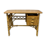 Louis Sognot rattan desk