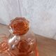 Complete liqueur service in rosaline