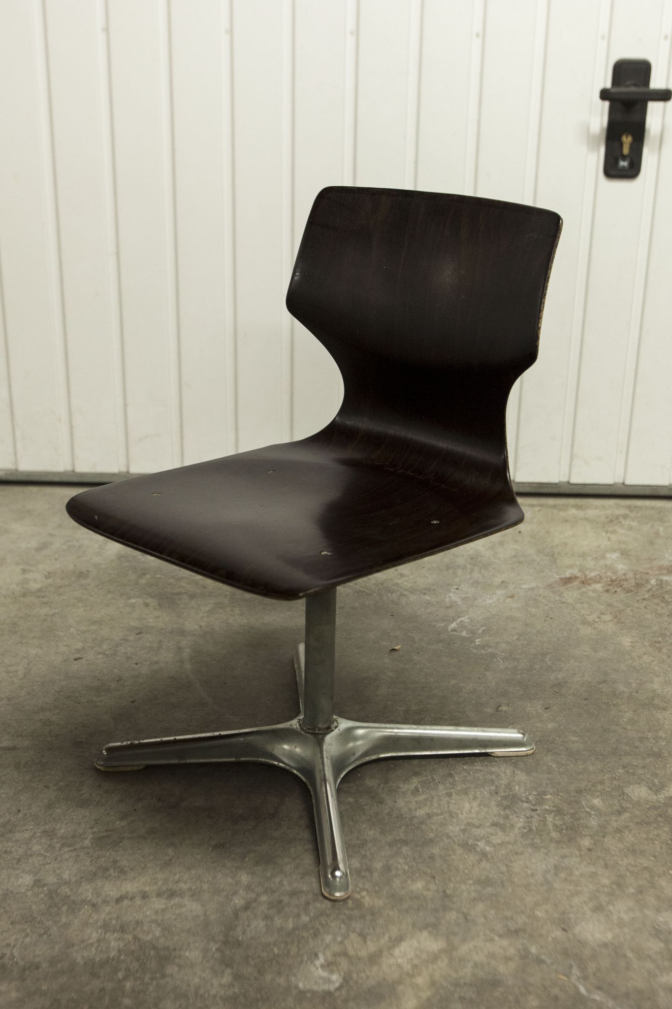 Pair of vintage evolutionary chairs by Adam Stegner for Flötotto Pagholz, 1970