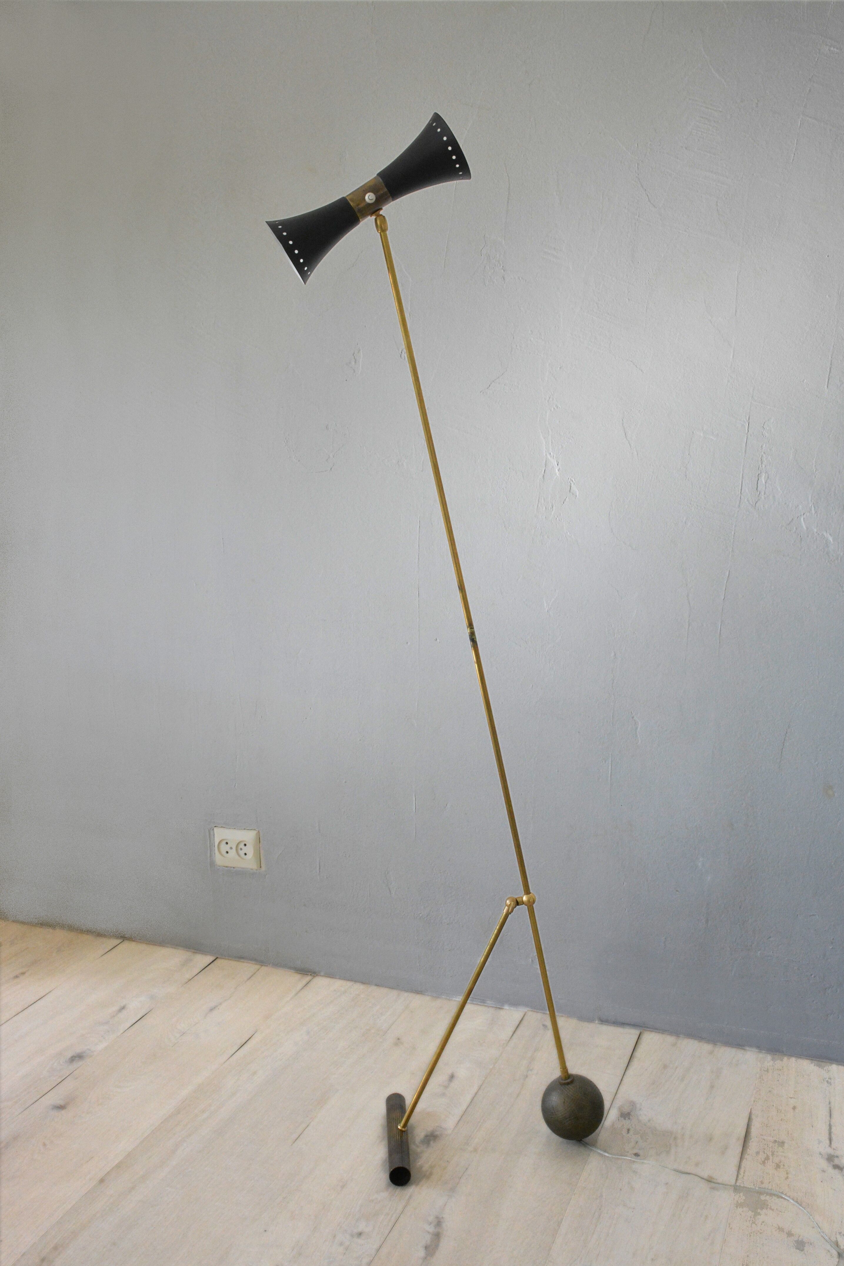 Italian counterbalance floor lamp
