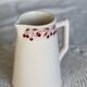 Vintage ivory earthenware milk jug with cherry pattern – Le Comptoir Pain d’Épices