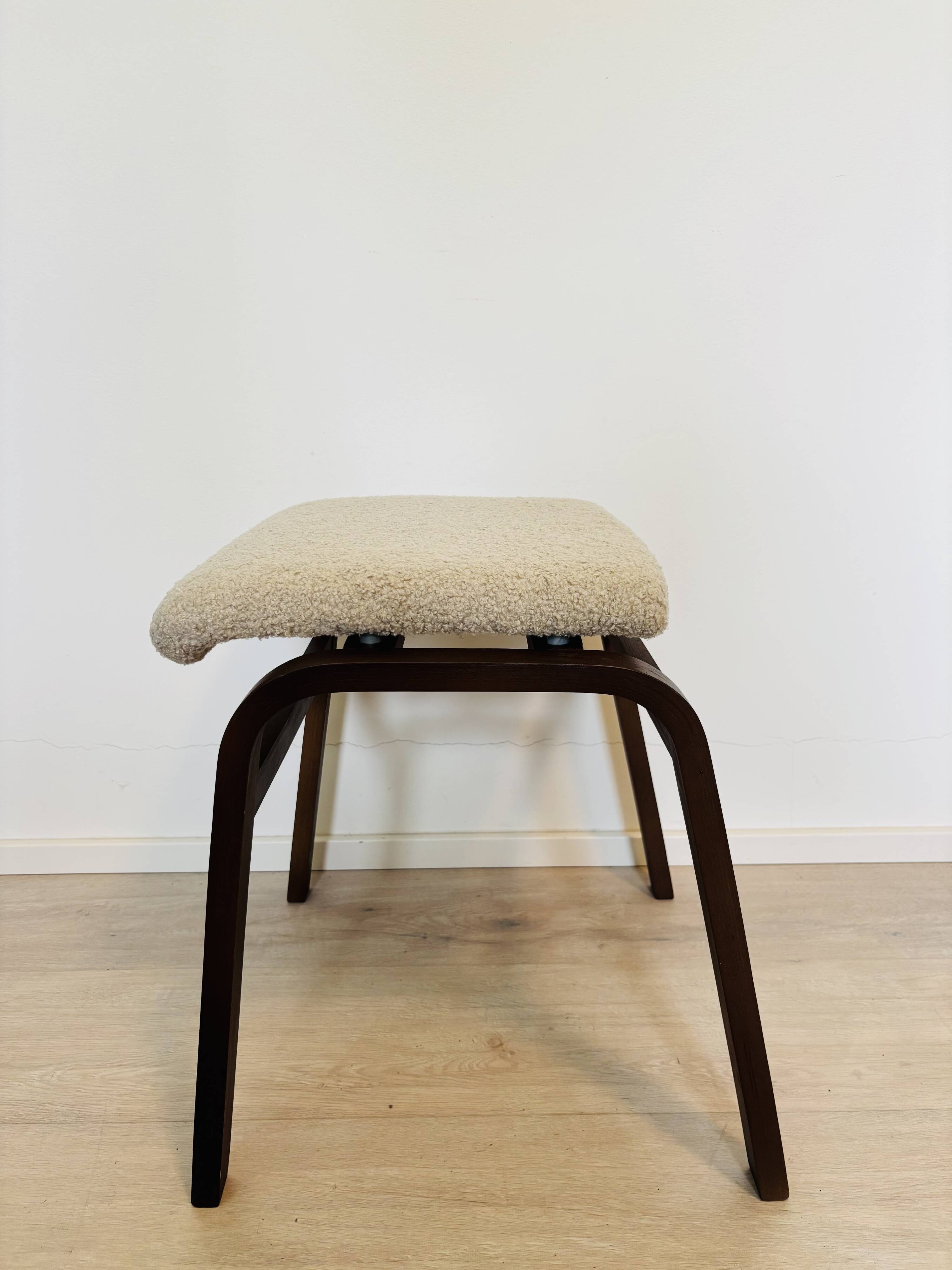 Vintage Ottoman by Ludvik Volak for Ton, Czechoslovakia 1960’s