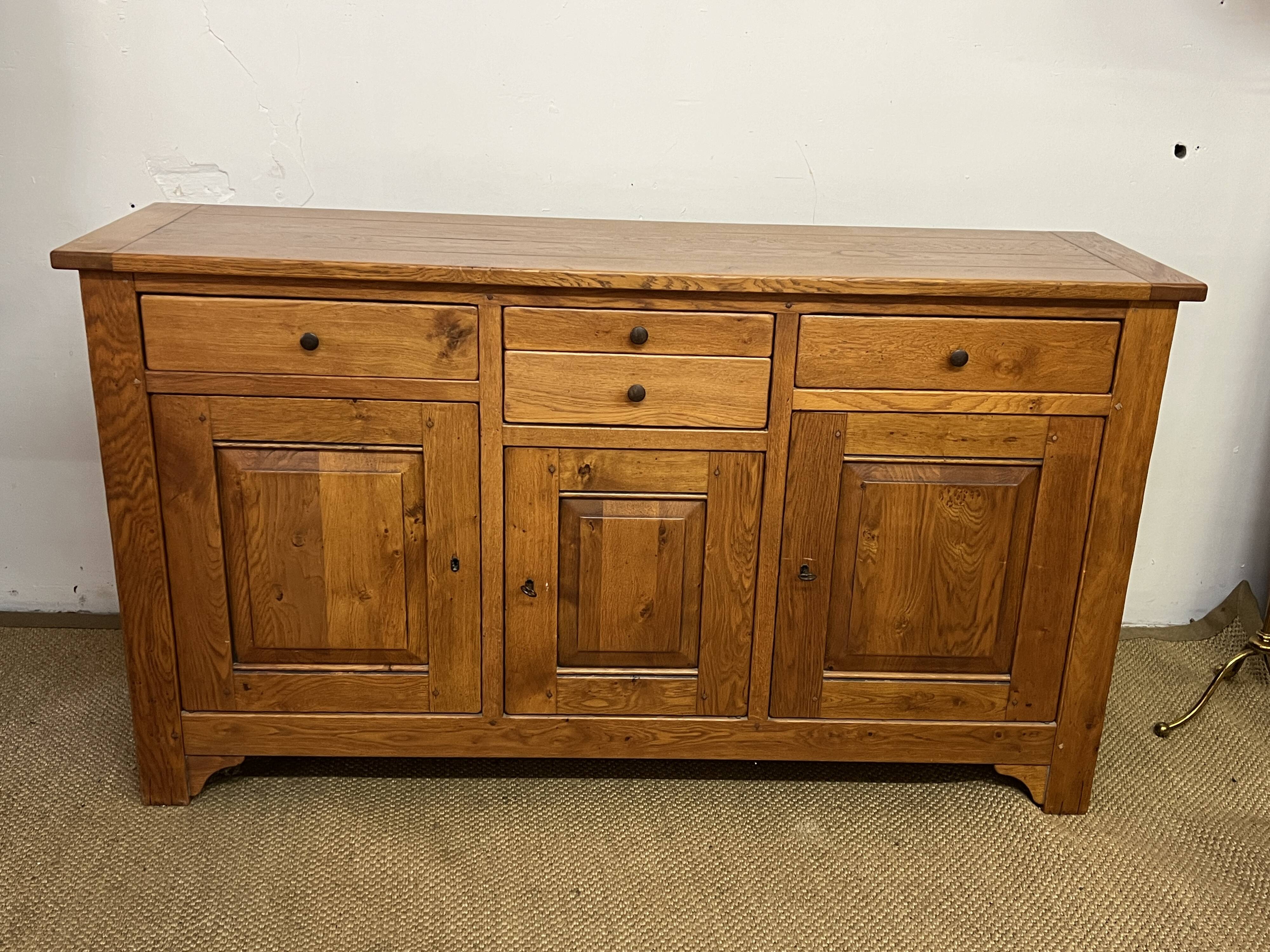 Solid wood sideboard