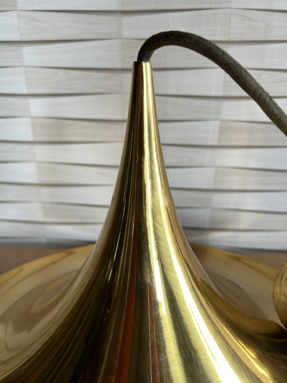 "Semi" pendant lamp by Claus Bonderup & Torsten Thorup by Fog & Morup, vintage, Denmark, year 1968.