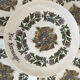 Ensemble de 5 assiettes à fromage Gien vintage