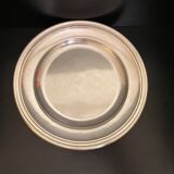 Plat rond - métal argenté