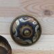 Vintage brass bonbonnière – copper and gold floral patterns