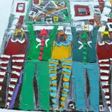 Michel Godjevac – Café des Arts (2008) Original painting signed and d