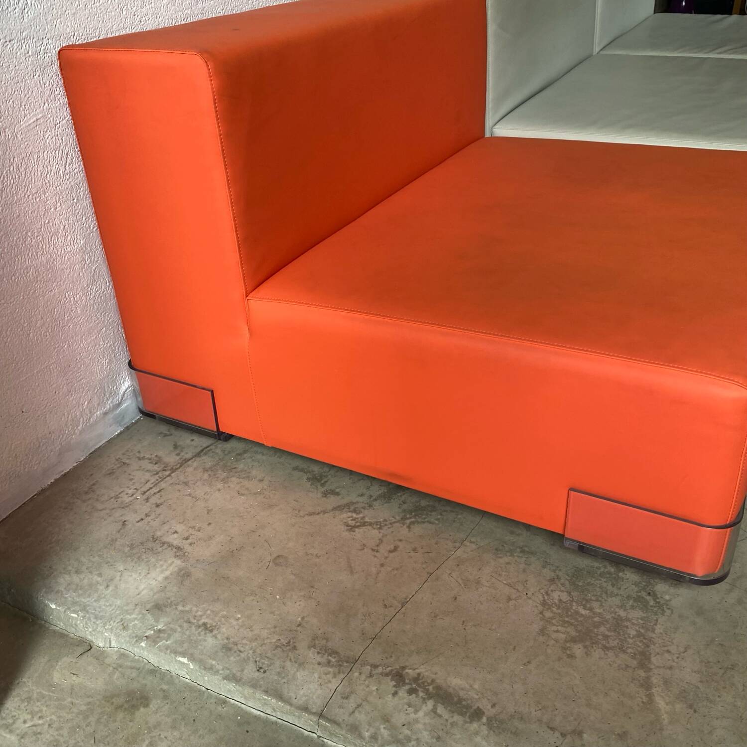 3 modular Plastics armchairs by Piero Lissoni for Kartell, 1970