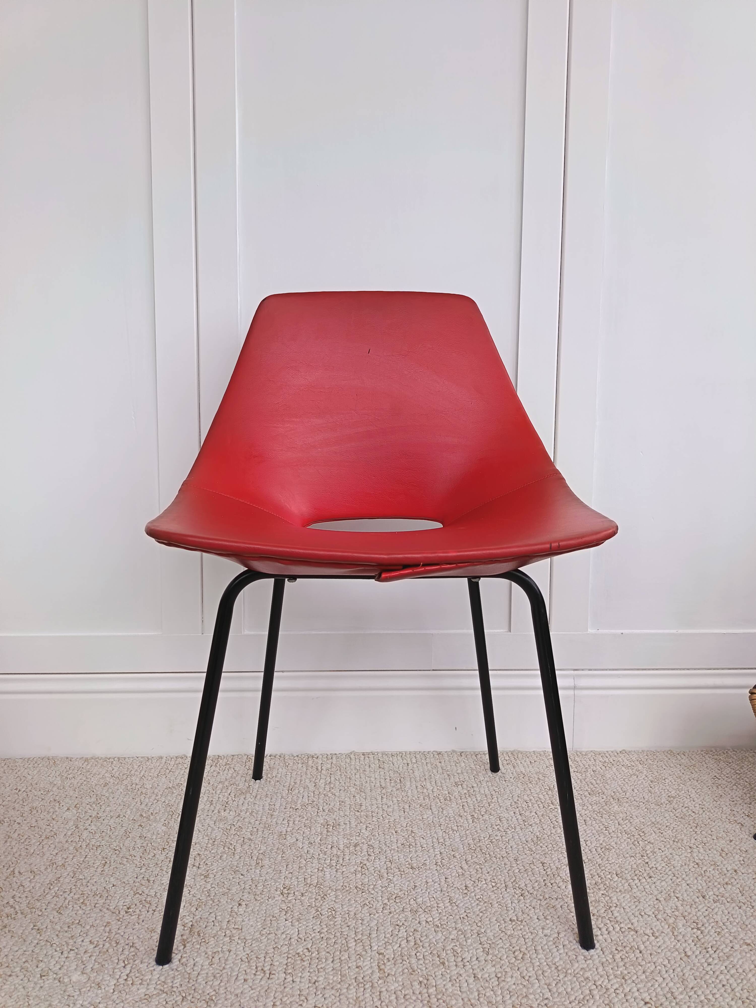 Barrel chair by Pierre Guariche for Steiner, 1950