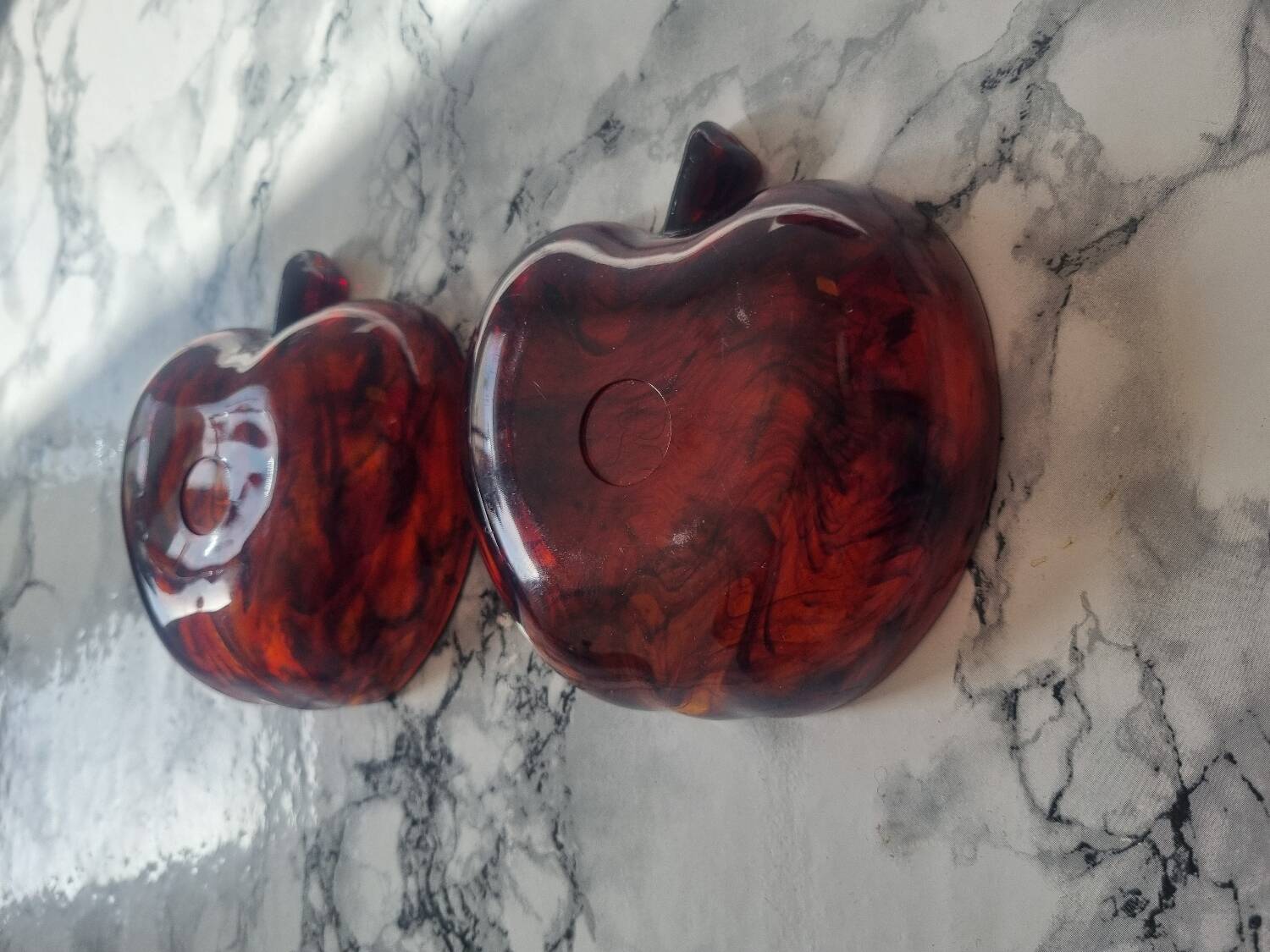Set of two 1970s trinket trays.