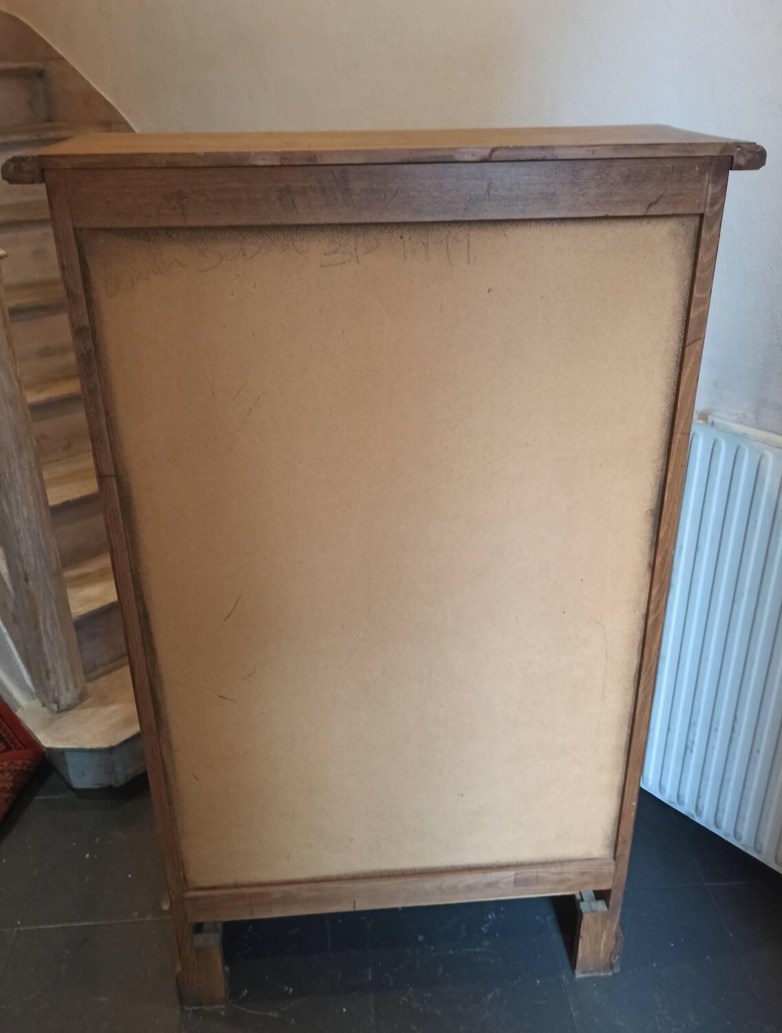 Vintage shoe cabinet