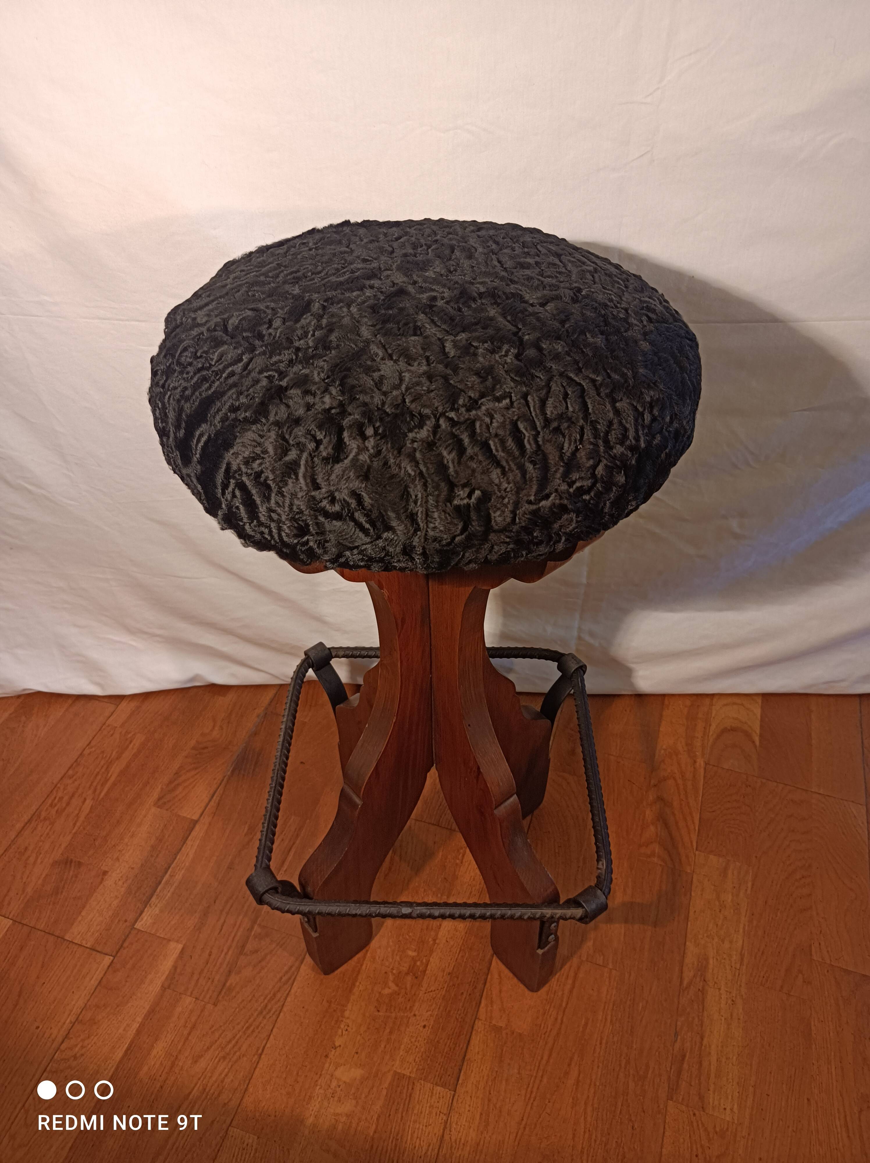 Brutalist bar stool