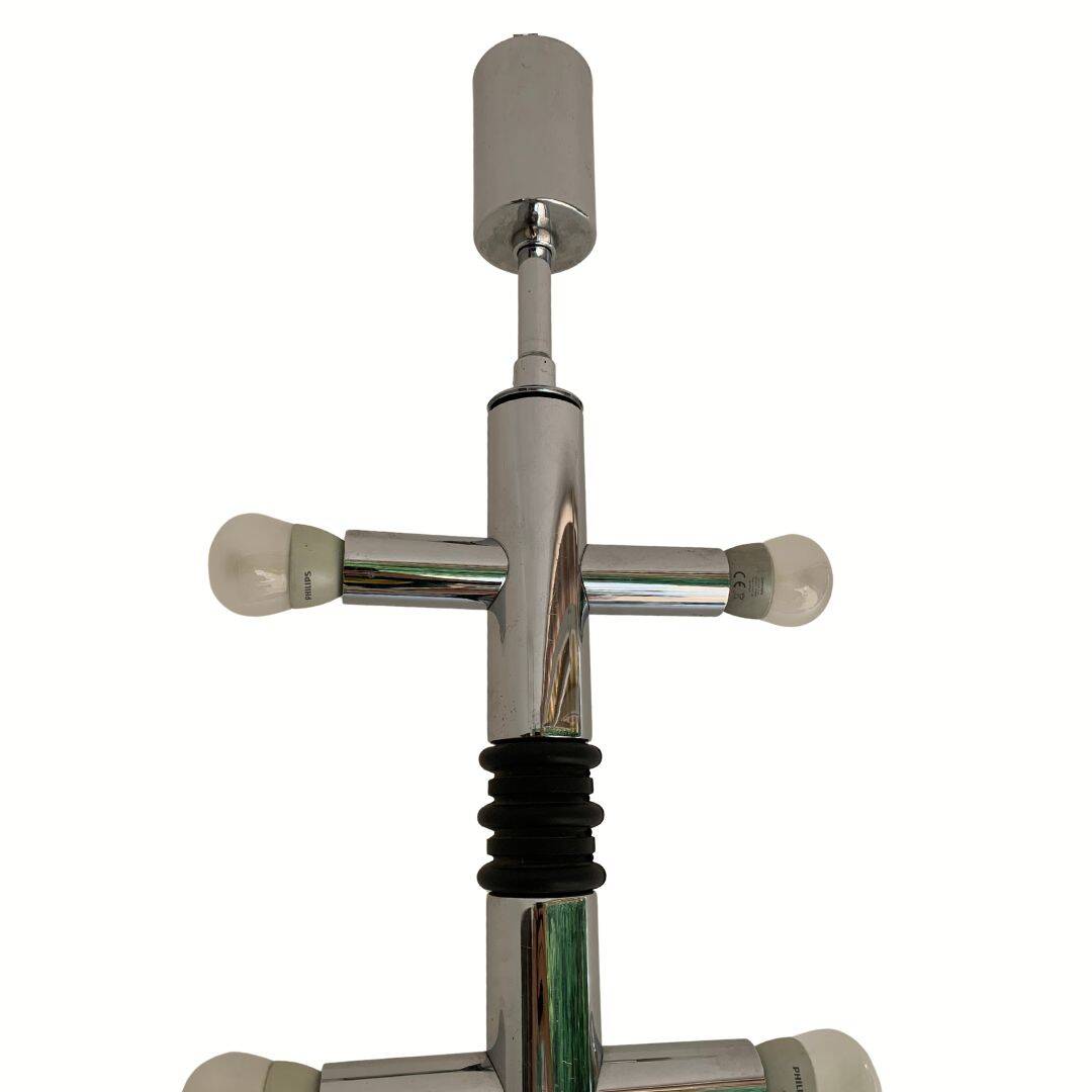 Large Atomic Space Age Chandelier, 1970s