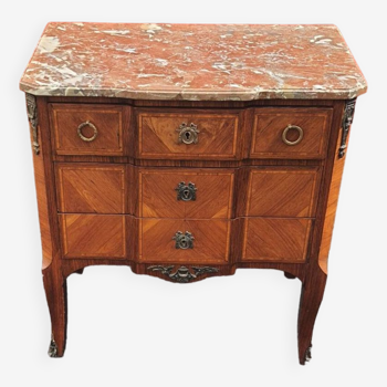 Marquetry chest of drawers