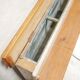 Antique washbasin cabinet in marble and wood